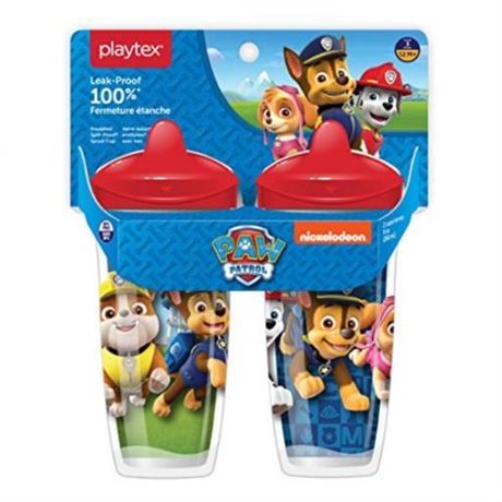 Playtex Ptx Spout Cup 2pk Stg3 Boy Paw Patrol