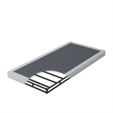 Twin XL Box Spring 4 Inch - Heavy Duty Box Spring Mattress Foundation Metal Bed