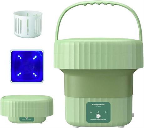 Foldable Mini Washing Machine,Small Washing Machine for Underwear,Laundry,