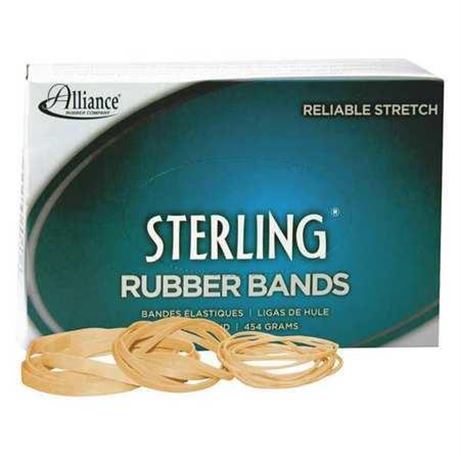 Alliance Rubber Co. Sterling® Rubber Bands  Size #117B (7  X 1/8 )  1 Lb. Box