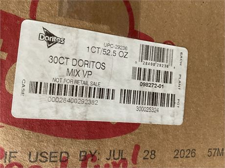 30 count Doritos mix