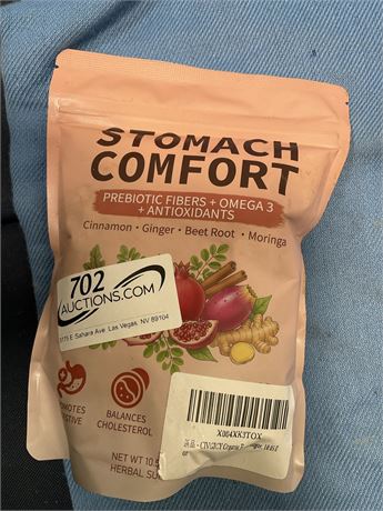 Stomach Comfort Prebiotic Fibers Omega 3 Antioxidant Cinnamon Ginger Beet Root
