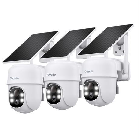 Cinnado 2K Cameras for Home Security-2.4G WiFi Outdoor Camera Wireless