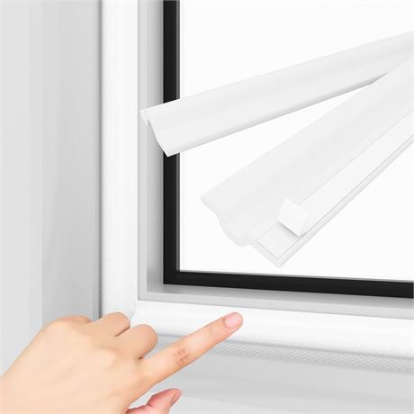 Window Draft Stopper Foam Seal Strip, Self Adhesive Window Weather Stripping