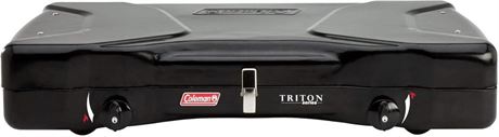 Coleman Triton 2-Burner Propane Camping Stove, Portable Camping Grill/Stove