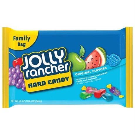 Jolly Rancher Bulk Bag Candy, Assorted Flavors, 1 Bag, Individually Wrapped 5lb