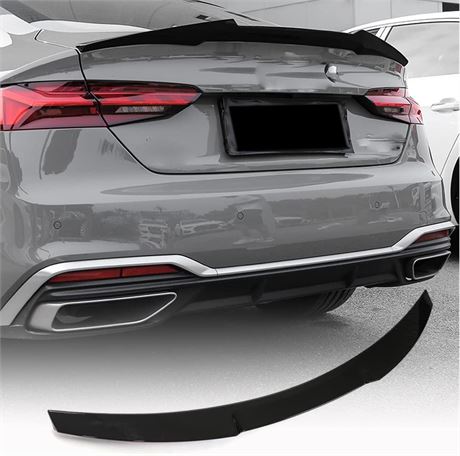 Rear Trunk Spoiler for Audi 4-Door A5 S5 2017-2023 High Kick Duckbill Rear Wing