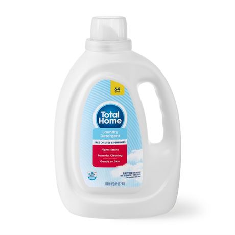 Total Home Free & Clear Laundry Detergent, 100 Oz | CVS