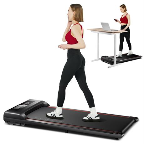 RHYTHM FUN Walking Pad Under Desk Treadmill, Walking Pad Treadmill 300 LB