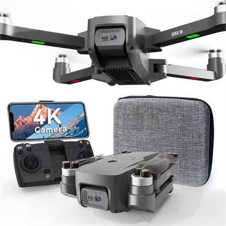 16P-D Brushless Motor Drone with 4K Camera for Adults 5G Wifi Adjustable Lens