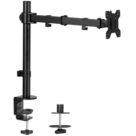 VIVO Single Monitor Arm Desk Mount, Holds Screens up to 32 inch Regular and 38