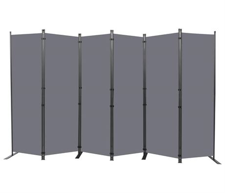 Room Divider 6FT Portable Room Dividers and Folding Privacy Screens, 132'' W