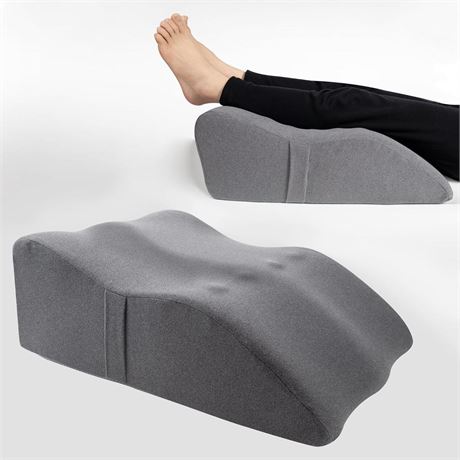 Leg Elevation Pillow with Soft Memory Foam, Wedge Pillow for Reading, Rest,