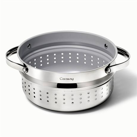 OFFSITE LOCATION Caraway Stainless Steel 6.5 Quart Dutch Oven Steamer