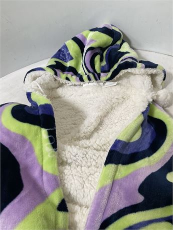 Juejuezi Hooded Wearable Blanket Hoodie Throw Blanket Cloak Cosplay Costume