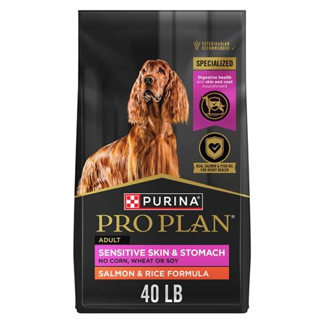 Purina Pro Plan High Protein Dry Dog Food for Adult Dogs Sensitive Skin &