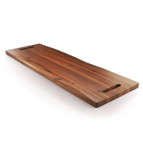 36" Large Charcuterie Board with Handles - Extra Long Wooden Serving Cheese