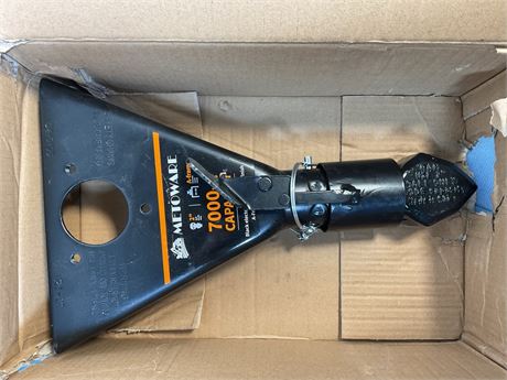 2" A-Frame Trailer Coupler,Fits 2-Inch Hitch Ball Capacity 7000LBS Black