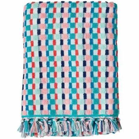 the Pioneer Woman Dotted Stripe Bath Towel 27 in x 52 in L
