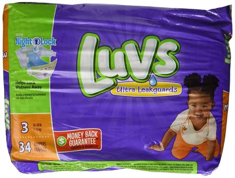 Luvs with Ultra Leakguards, Size 7 Diapers, 18 Count (Pack of 1)