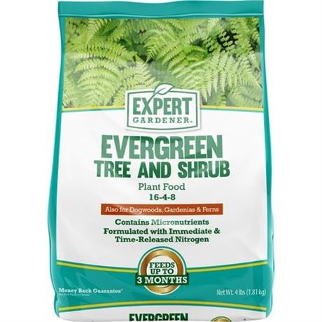 (3 Pack) Expert Gardener Evergreen Tree and Shrub Plant Food  16-4-8 Fertilizer