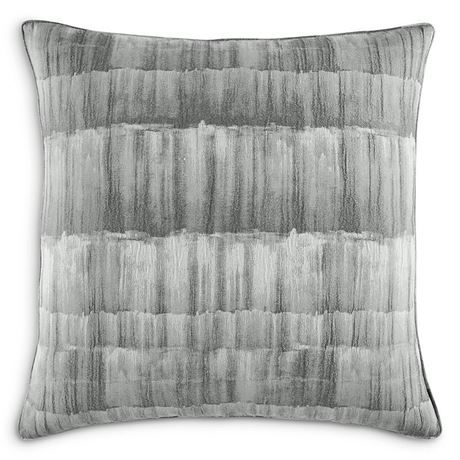 Hudson Park Collection Brushed Texture Stripe Euro Sham cover - Exclusive