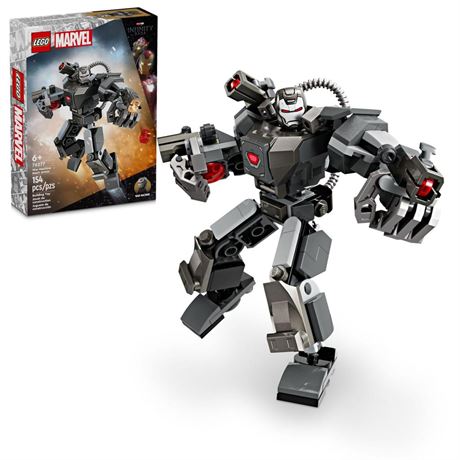 LEGO Marvel War Machine Mech Armor, Buildable Marvel Action Figure Toy for Kids
