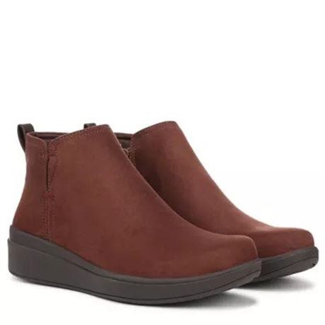 Ryka Women's Lovely Ankle Booties (Cappuccino Brown Fabric) - Size 7.5 M