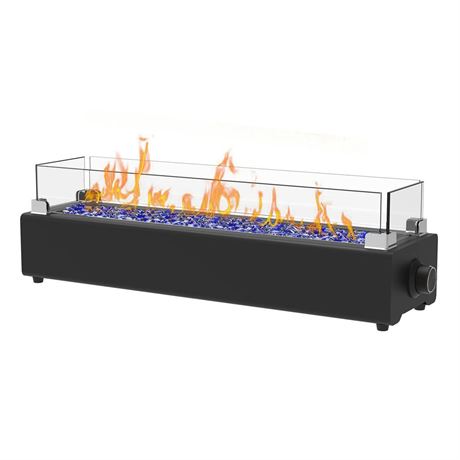 28-inch Table Top Propane Fire Pit, 40,000 BTU Tabletop Firepit for Patio,