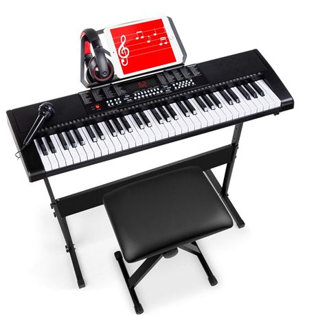 Best Choice Products 61-Key Electronic Keyboard Piano Portable Electric