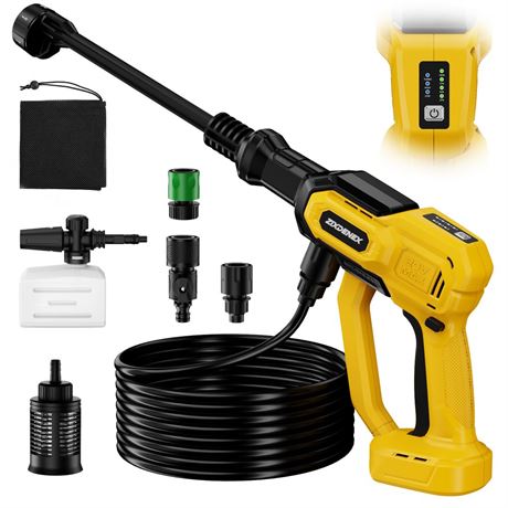 Cordless Portable Washer for Dewalt 20V Battery, 1000 PSI Portable Handheld