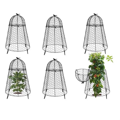 Plant Protector Chicken Wire Cloche 6 PCS, Plant Protectors from Animals,