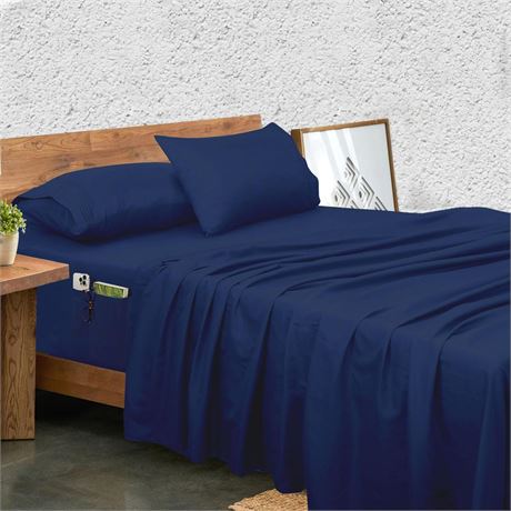 Briarwood Home King Sheet Set - Ultra Soft Double Brushed Microfiber - Shrink &