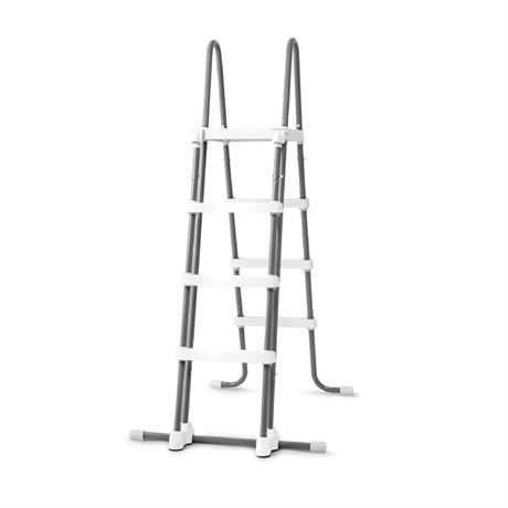 Intex 28076E Heavy Duty Deluxe Pool Ladder with Removable Steps for 48 Inch