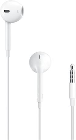 Apple EarPods Headphones with 3.5mm Plug, Wired Ear Buds with Built-in Remote