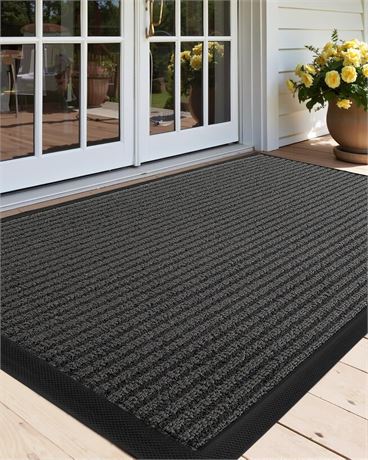 Color&Geometry Front Door Mat Outdoor Home Entrance Outside Entry Entryway