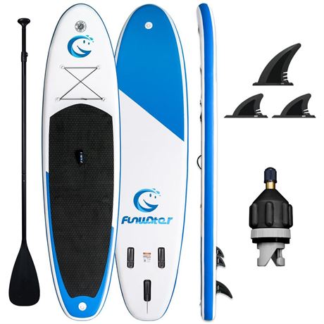 FunWater Inflatable Stand Up Paddle Board Ultra-Light Paddle Board for Adults &