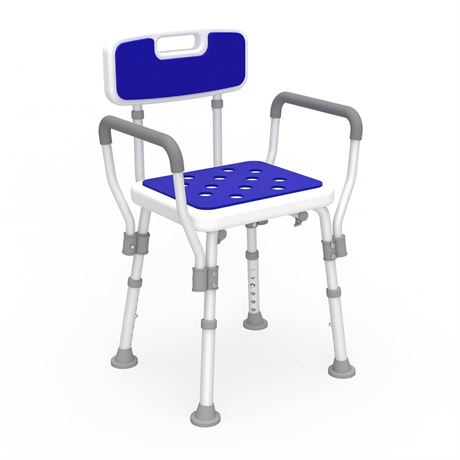 Shower Chair for Inside Shower，300 lbs Heavy Duty Bath Seat for Elderly and