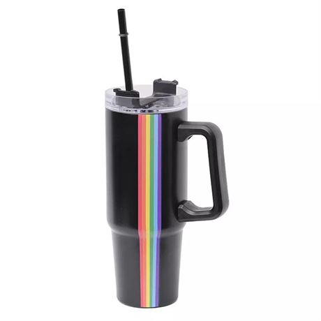 Ph by the Phluid Project Thirst Quencher Water Bottle, Black