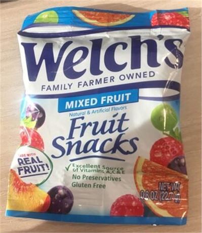 Welch's Mixed Fruit Snacks, 0.9 Oz.,