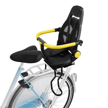 2024 New Rear Child Bike Seat, Adjustable Backrest Rear Bike Seat, Foldable and