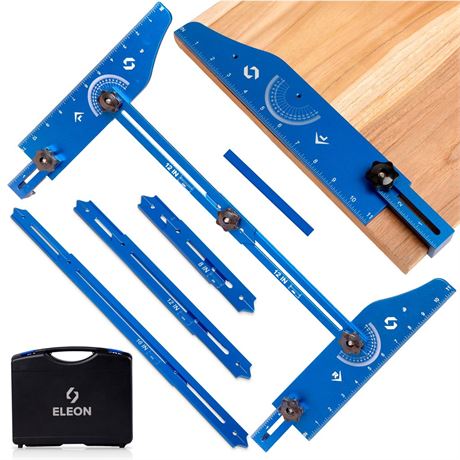 ELEON Stair Tread Template Tool - Aluminum Alloy Stair Tread Jig for Accurately