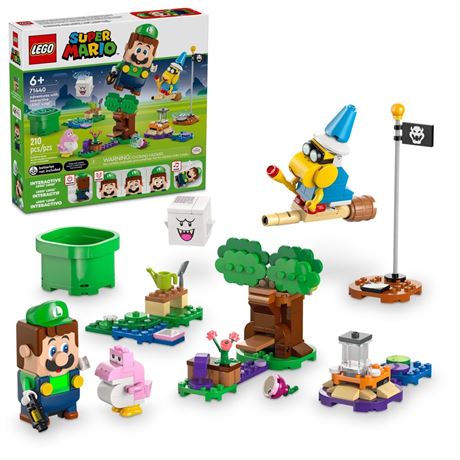 LEGO Super Mario Adventures with Interactive LEGO Luigi Toy Playset, Nintendo