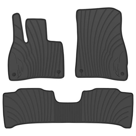 Car Floor Mats Custom Fit for Mercedes Benz EQE SUV（x294） 2023 2024 Black Red