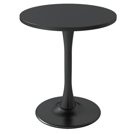 Black Round Table Modern Dining Table Tulip Round Kitchen Table Mid Century