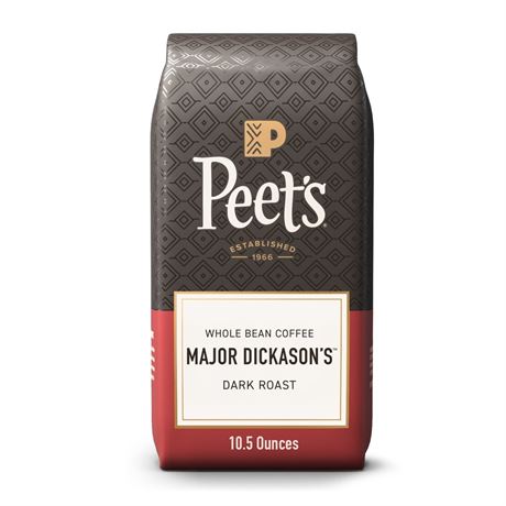 Peet's Coffee Major Dickason's Blend Premium Dark Roast Whole Coffee Beans,