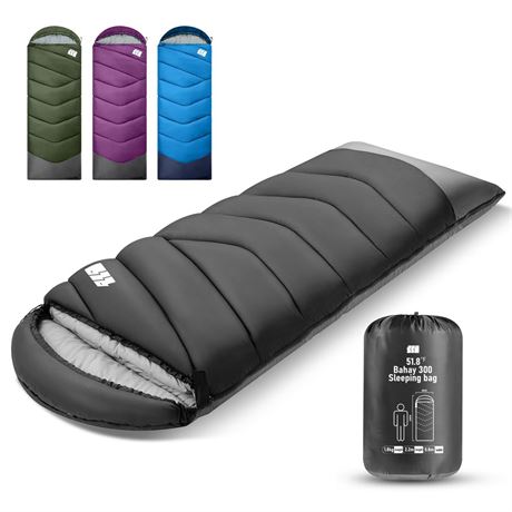 Sleeping Bags for Adults Cold Weather & Warm,Backpacking Camping Sleeping Bag