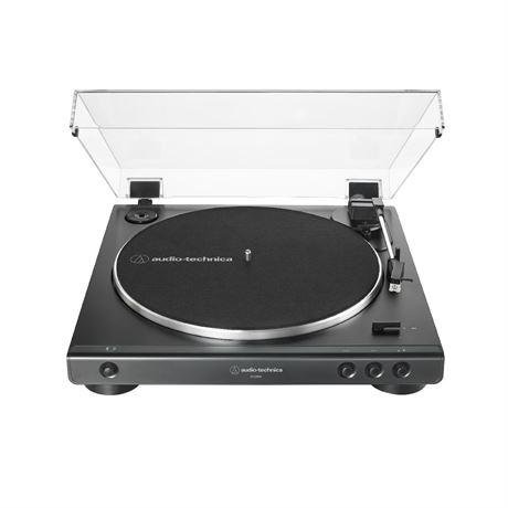 Audio-Technica at-LP60X Fully Automatic Belt-Drive Stereo Turntable (Black)