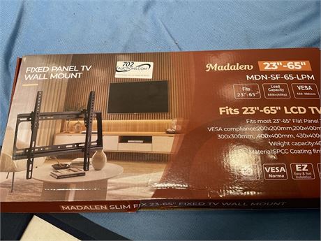 Madalyn Slim Fix Fixed Panel TVWall Mount 23”-65” 88lbs 430-400mm