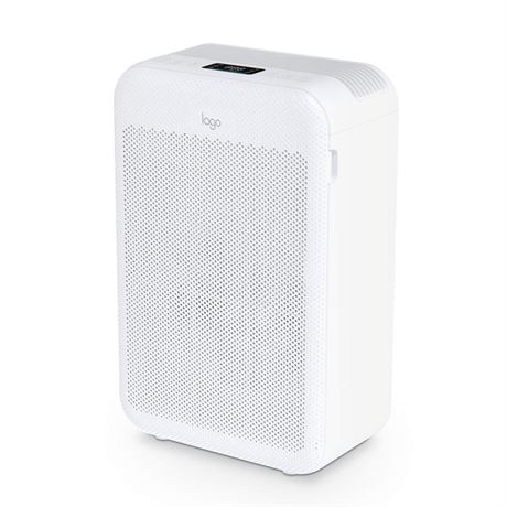 Air Purifier for Home with True HEPA Odor-Reducing Carbon 3-Stage Filters Up to